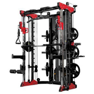 BK-3058 Multi-Function Smith Machine, white background