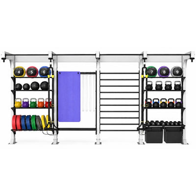 CF600 Functional Storage Corner Rack, white background