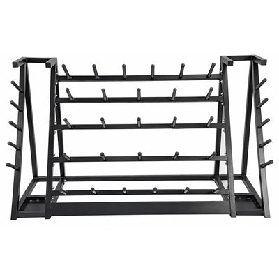 LM-9123-B Barbell Set Storage Rack, white background