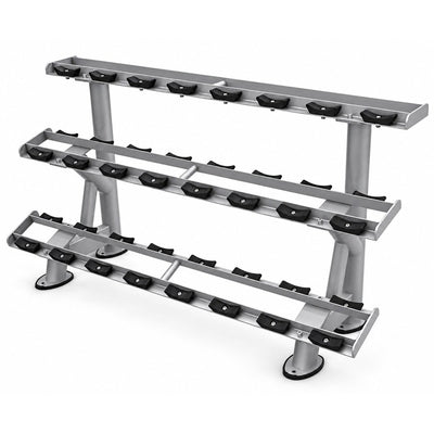 LRS1061 Three-Tier Dumbbell Rack, white background