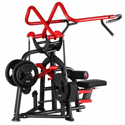 V8-PT602 Seated Diverging Lat Pulldown Machine, white background