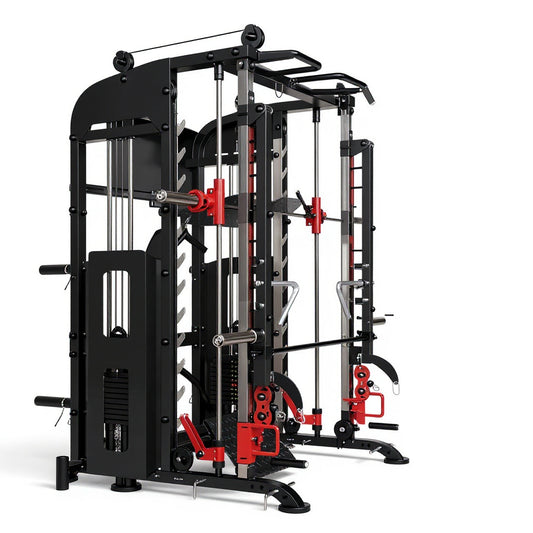 BG-9800 5-Person Multi-Station Gym - side view