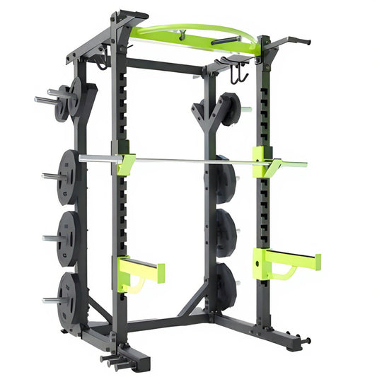 E6225 Open Squat Rack (5-Post) - front view