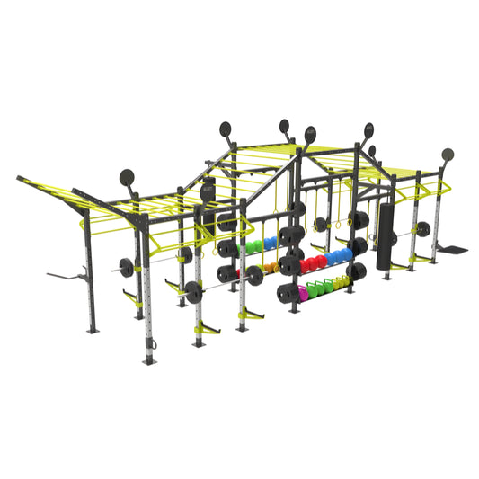 GTA-77 Dumbbell Rack (2-Tier) - front view