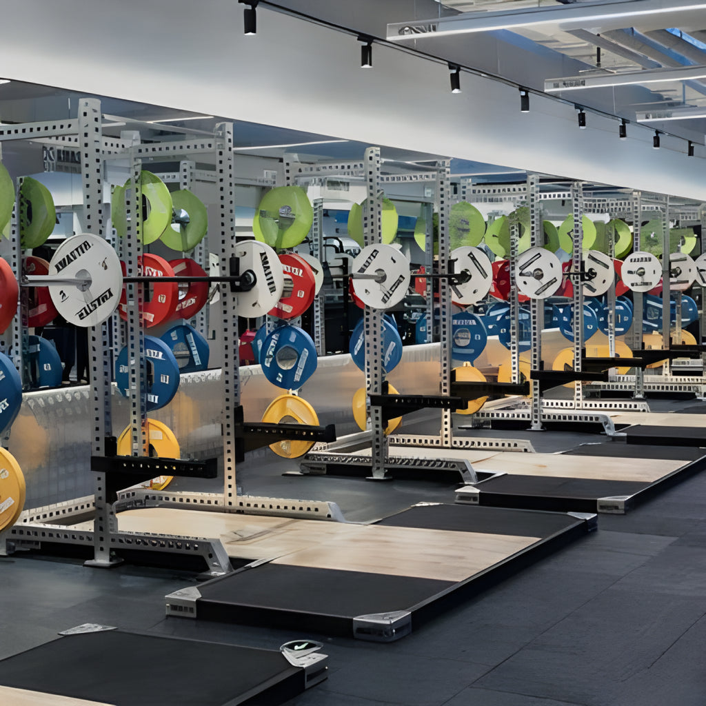 GTA-77L Dumbbell Rack (3-Tier) - front view