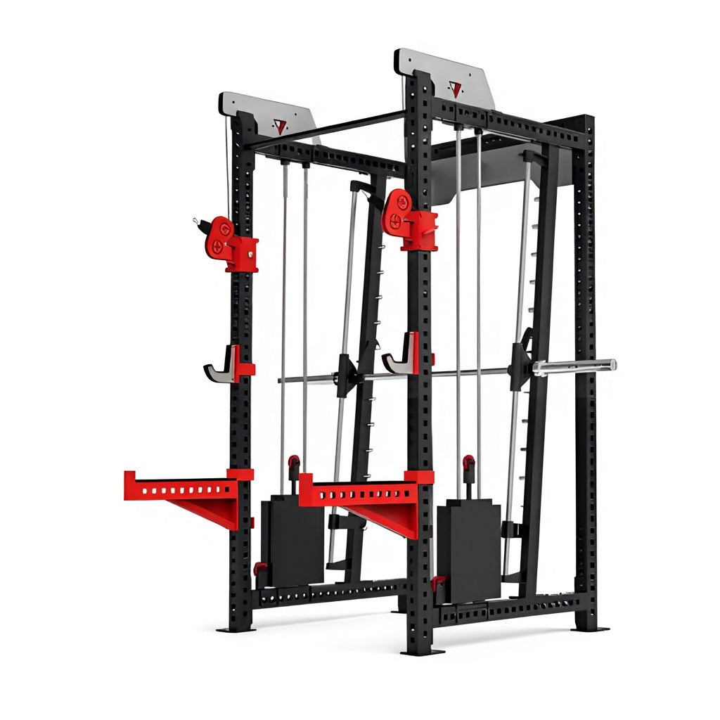 REP-8007 Three-In-One Integrated Rack - front view