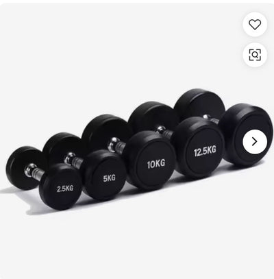 LM-4008 Rubber Dumbbell