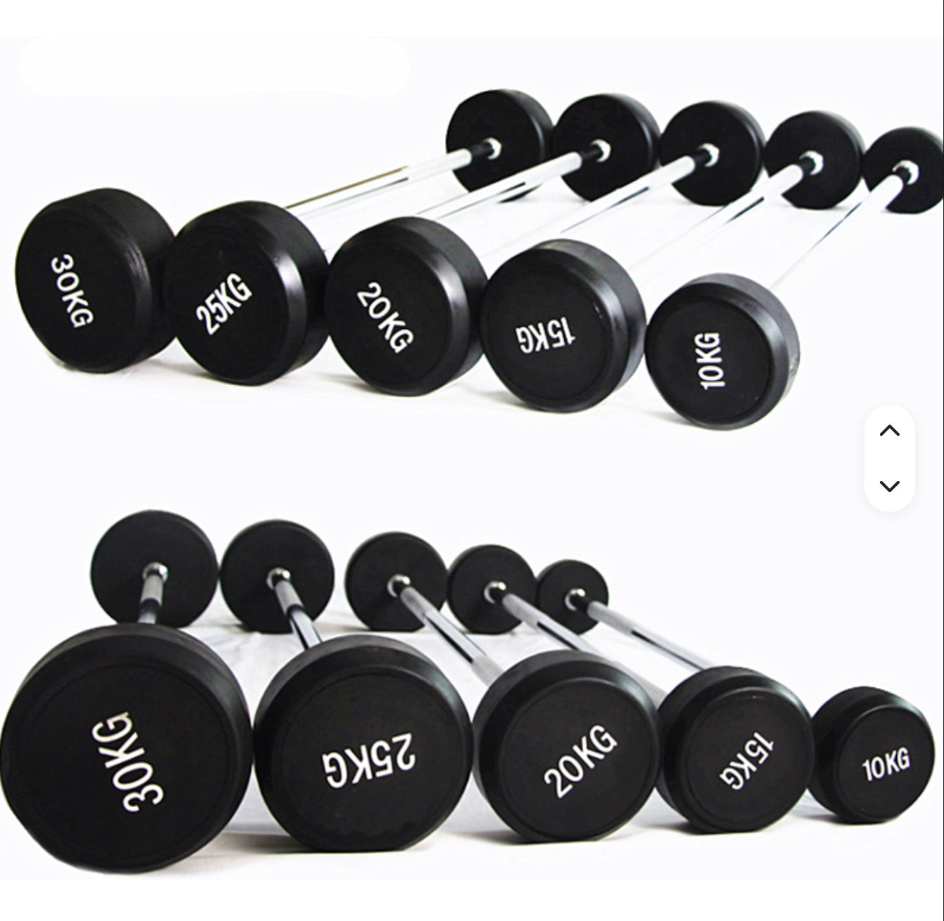 LM-9057 Rubber Fixed Barbell