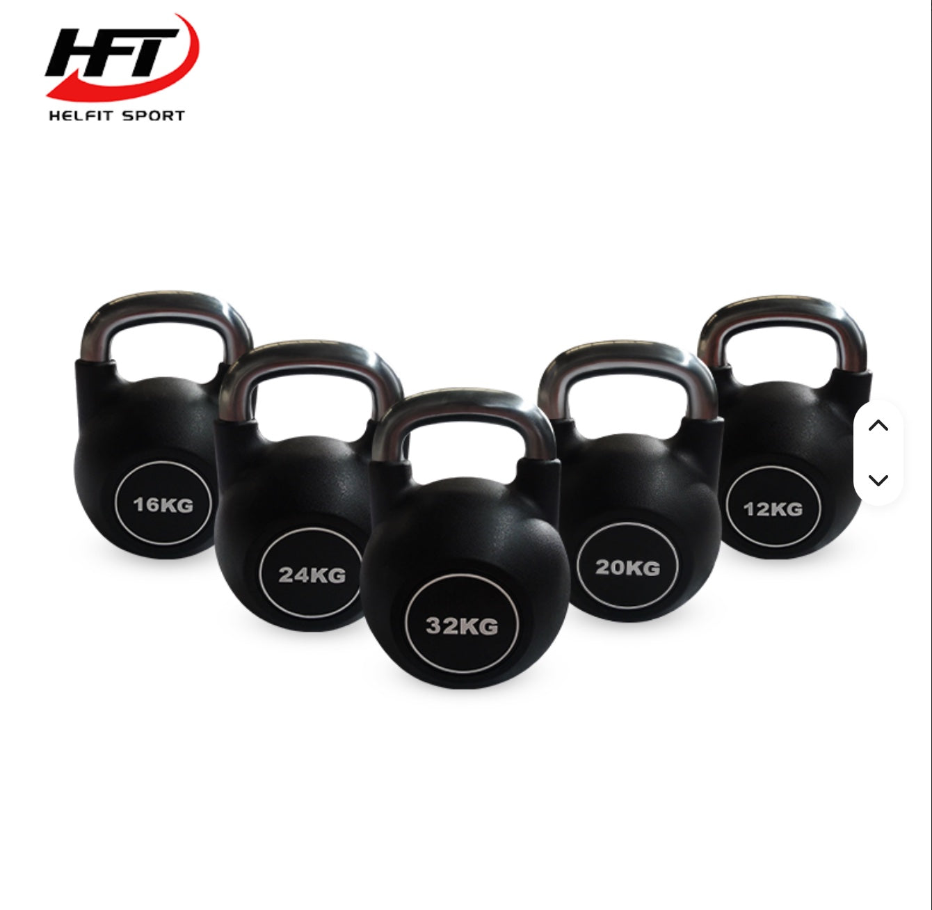 ZED-1108 Chrome Kettlebells
