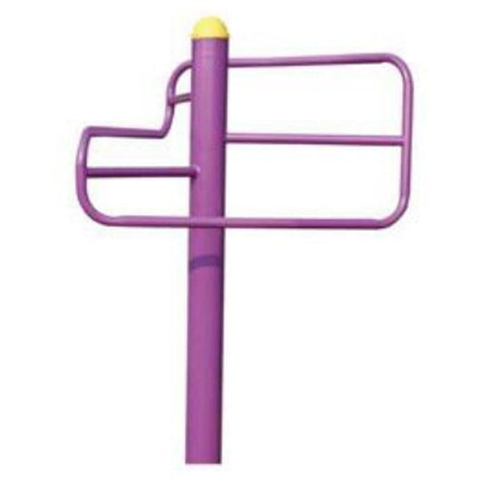 BG-LC078 Three-Position Leg Stretch Rail, white background