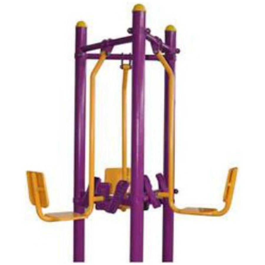BG-LC086 Triple Seated Leg Press, white background