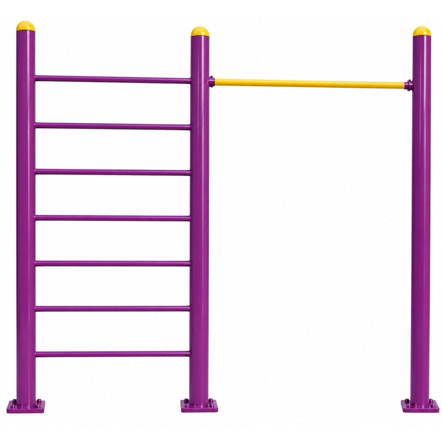 BG-LC114 Horizontal Bar and Wall Bars, white background
