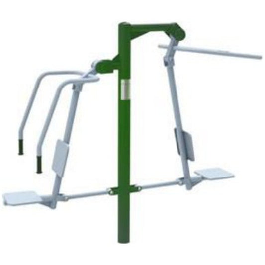 BG-LX009 Seated Push and Pull Station, white background