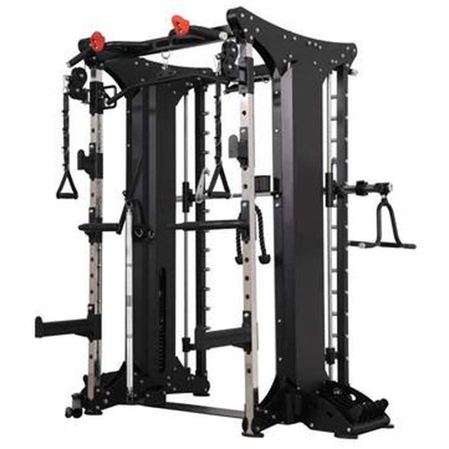 BK-3101-B Folding Multi-Function Smith Machine, white background