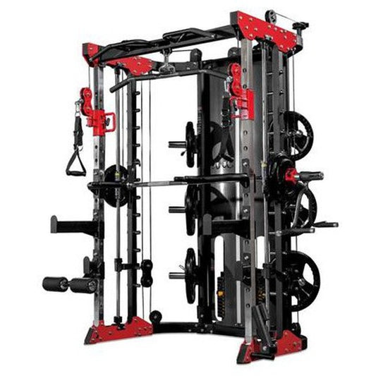 BK-3110-B Multi-Function Smith Machine, white background
