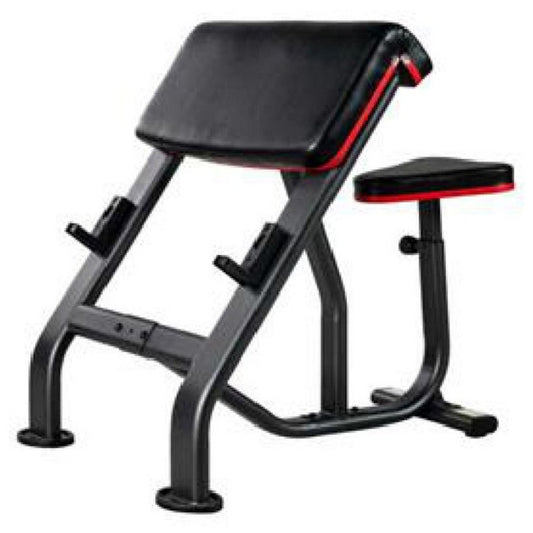 GM1003 Preacher Curl Bench, white background