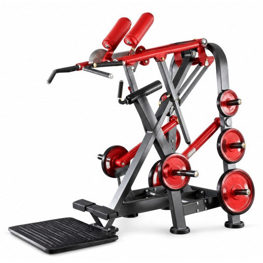 HS-P058-B Degree Leg Press Hack Squat Combo, white background