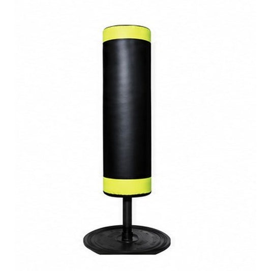 KSA741-2 Genuine Leather Freestanding Bag Cylindrical Freestanding Punching Bag, white background