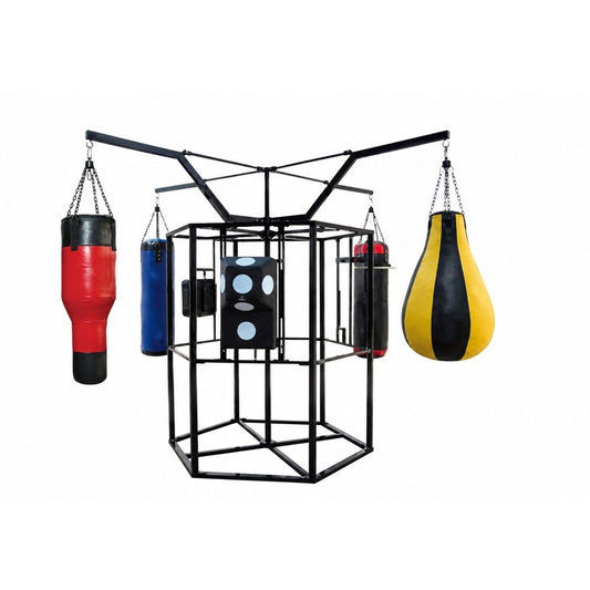 KSA777 Swivel Multi-Bag Training Station, white background