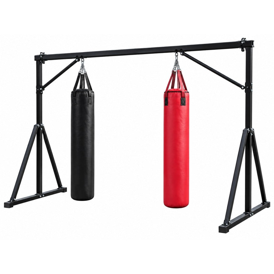 KSA781 Freestanding Bag-Hanger Frame, white background
