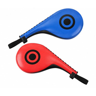 KT333 Taekwondo Double-Paddle Kicking Target, white background