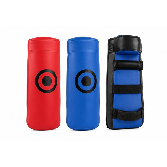 KT337 Taekwondo Professional Training Arc Kick Target with Hand Protector, white background