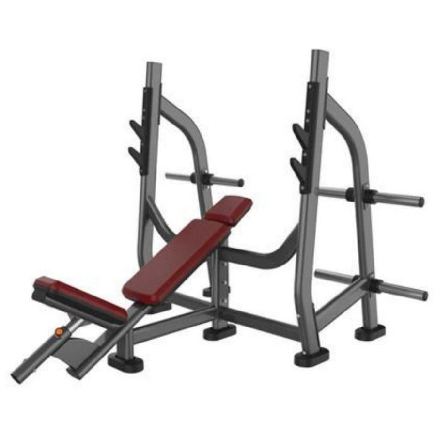 LF-3T142 Olympic Incline Bench, white background