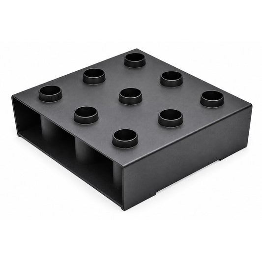 LM-9080 Nine-Position Barbell Holder, white background