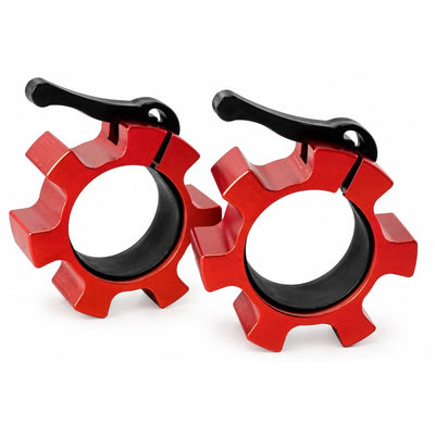 LM-9084 Aluminum Barbell Collars, white background