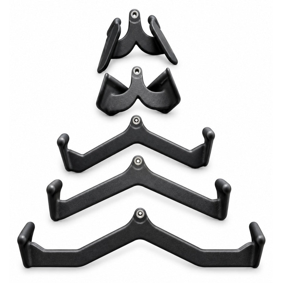 LM-9093 Lat Pulldown Handle Set, white background