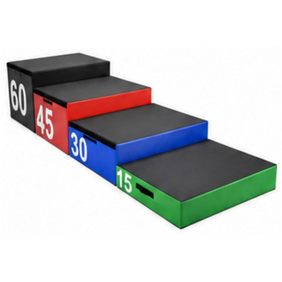 LM-9154 4-LEVEL Plyometric Box Set, white background