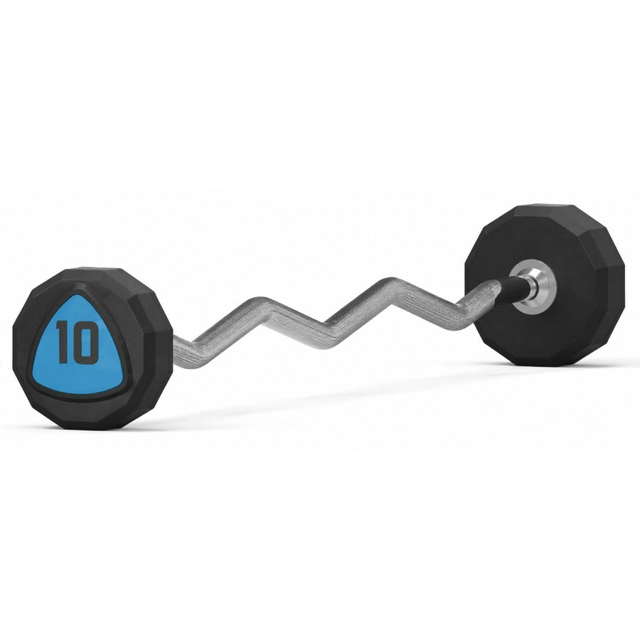 LP8013 12-SIDED Urethane EZ Curl Barbells, white background