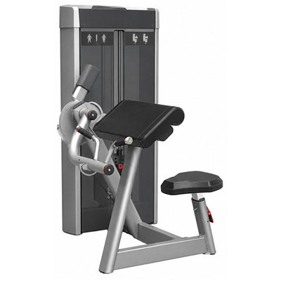 LRS1007 Seated Biceps Curl Machine, white background