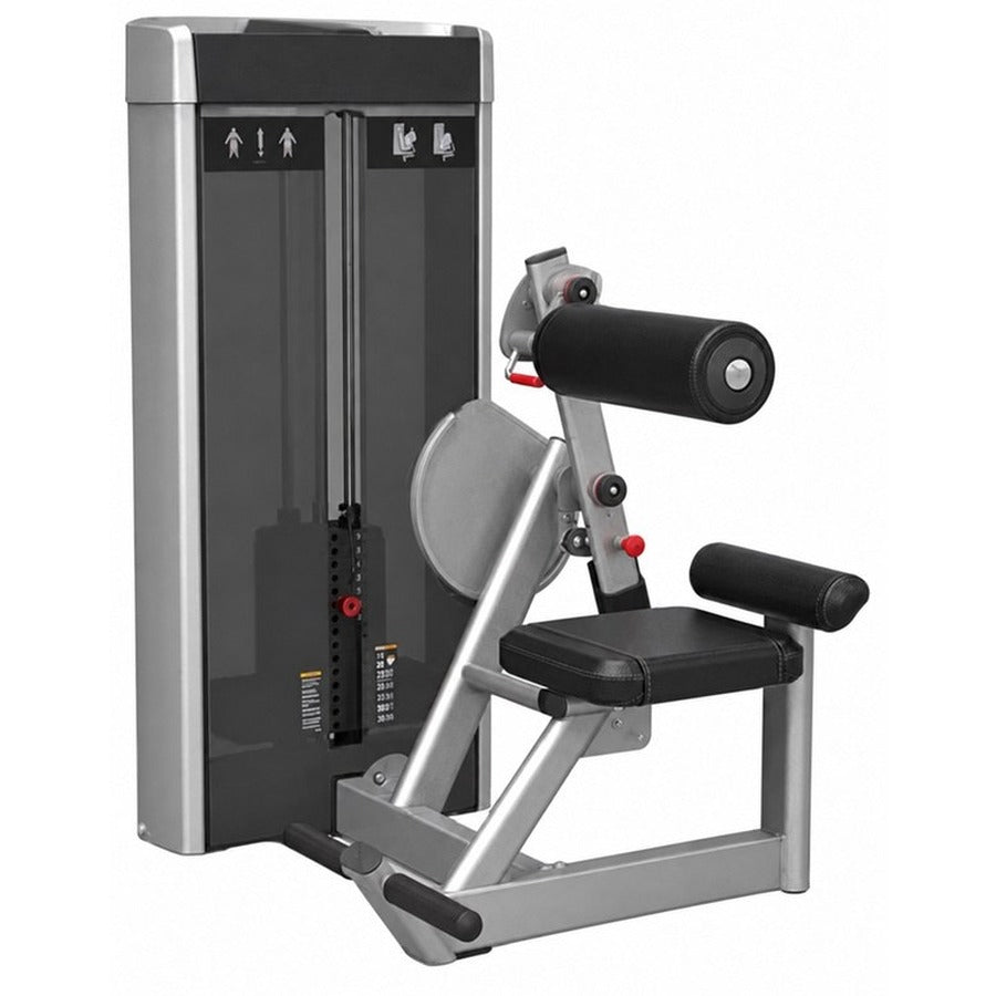 LRS1009 Seated Abdominal Crunch Machine, white background