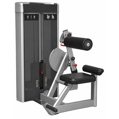 LRS1009 Seated Abdominal Crunch Machine, white background