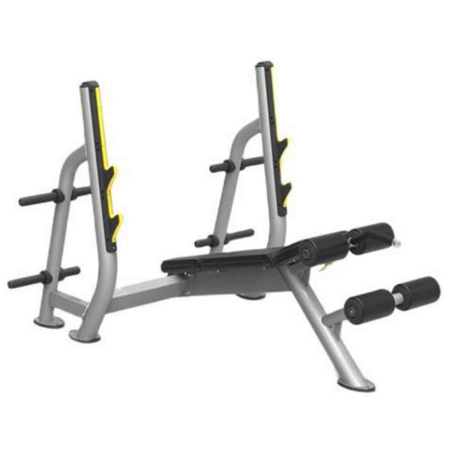 LRS1066 Decline Bench Press Rack, white background
