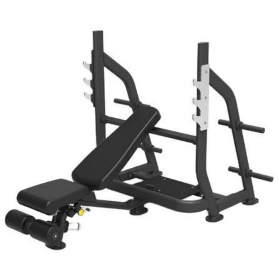 LRS1067 Adjustable Bench Press Rack, white background