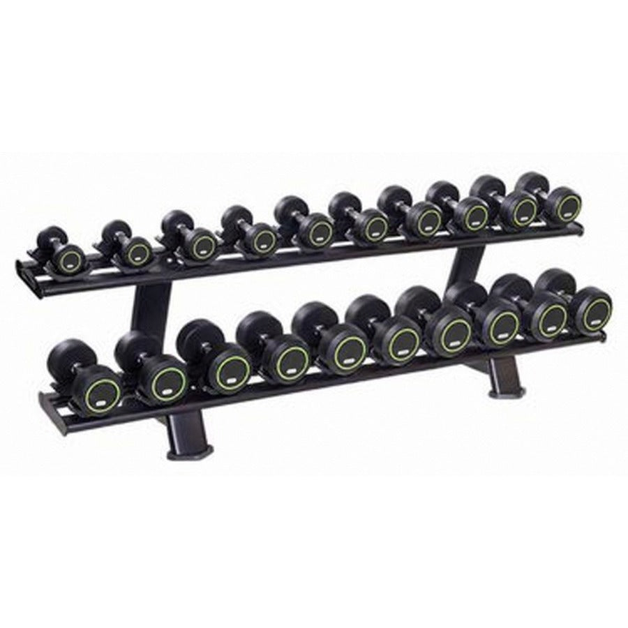 V8-201A Color-Marked Rubber Dumbbell Package, white background