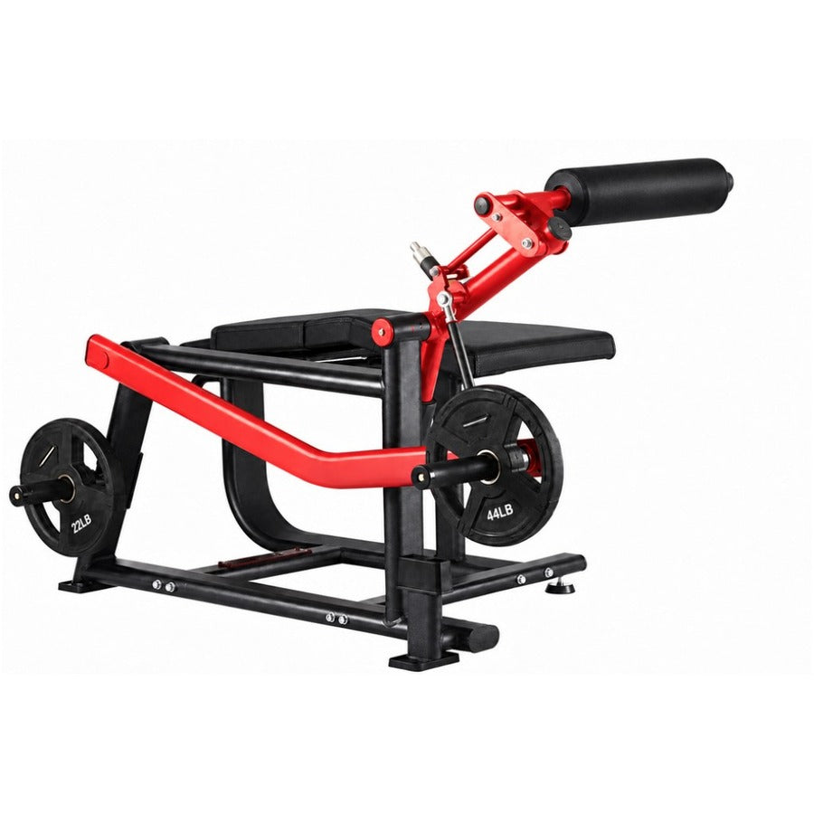 V8-PT611A Lying Leg Curl Machine, white background