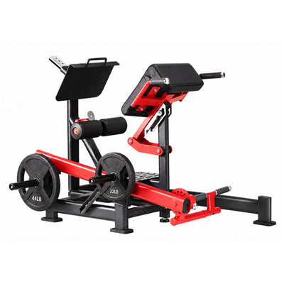 V8-PT621 Weighted Hip Extension Machine, white background