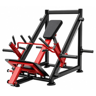 V8-PT651 Prone Guided Row Machine, white background