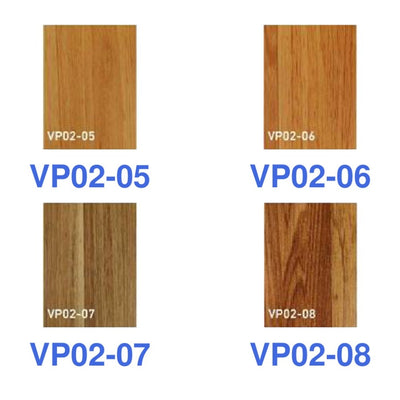 VP02-05-TO-VP02-08 Wood-Grain PVC Flooring - Finishes 2, white background
