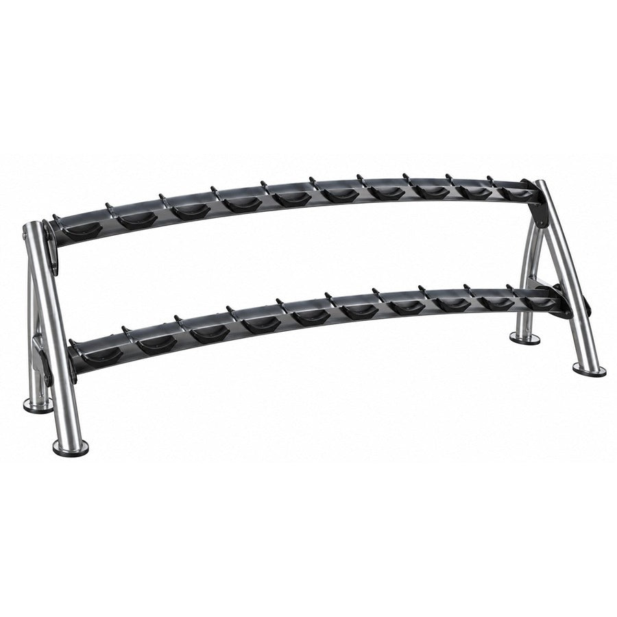 XS-7116 Two-Tier Dumbbell Rack, white background