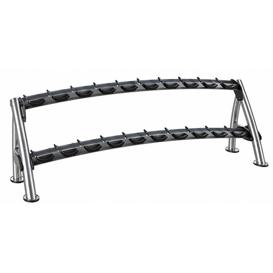 XS-7116 Two-Tier Dumbbell Rack, white background