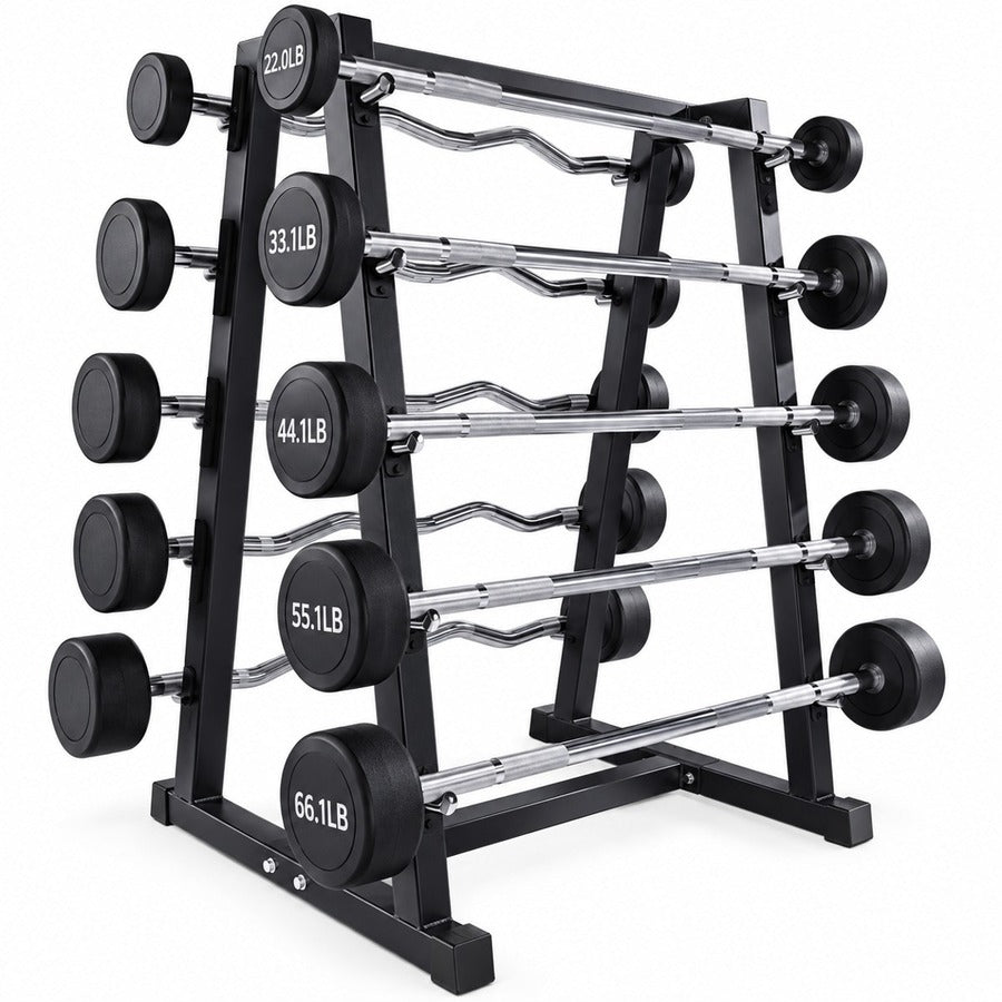 ZED-1129 Double-Sided Mini Barbell Rack, white background
