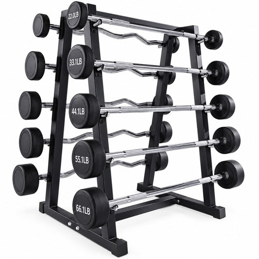 ZED-1129 Double-Sided Mini Barbell Rack, white background